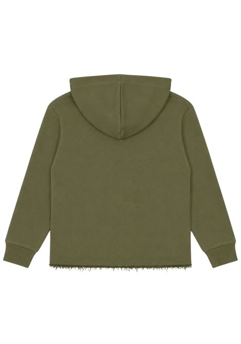 Felpa bambino verde in cotone DANIELE ALESSANDRINI | 1231F00246/ANVERDE